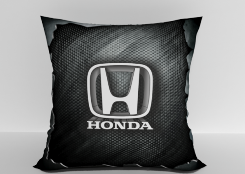 Подушка "Honda карбон" 40*40см лучшая декоративная, для авто и в подарок  