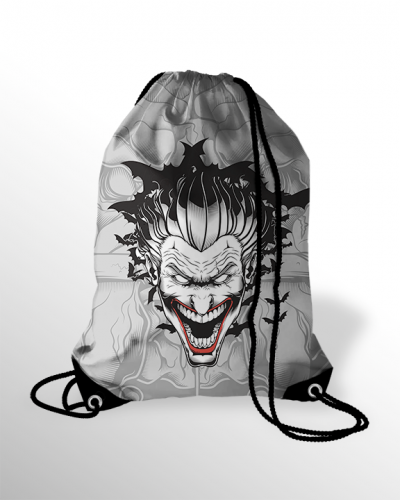 Мешок-рюкзак "Клоун жжет!" 35*40см, школьный, спортивный мешок