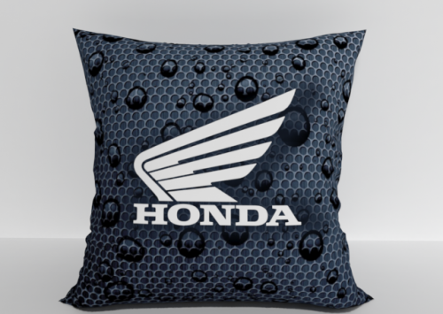 Подушка "Honda крылья капли" 40*40см лучшая декоративная, для авто и в подарок  