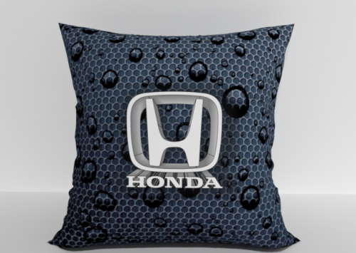 Подушка "Honda капли" 40*40см лучшая декоративная, для авто и в подарок  