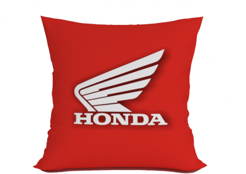 Подушка "Honda крылья красный" 40*40см лучшая декоративная, для авто и в подарок  